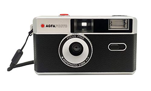 Agfa Analógica Vintage 35mm Foto Kamera Negro